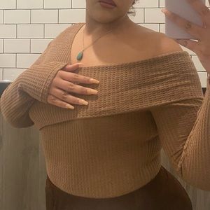 Off the shoulder body suit